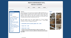 Desktop Screenshot of mlynpruszcz.pl