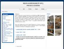 Tablet Screenshot of mlynpruszcz.pl